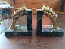 LOUIS ALBERT CARVIN BRONZE ART DECO BOOK GREENHOUSE BIRDS BRANCHES UNSIGNED 