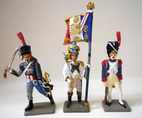 Lot soldats de plomb - de,