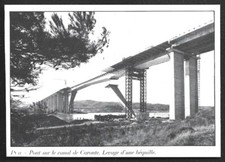 1982  --  PONT SUR LE CANAL DE CARONTE . LEVAGE D UNE BEQUILLE . 3X923