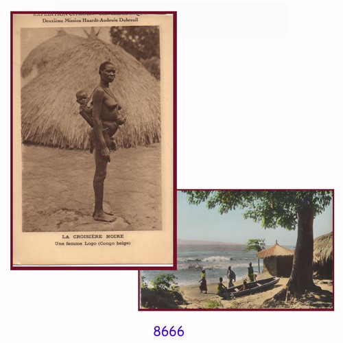 8666 cpa congo belge 2 - 8666,