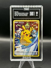 TAG 9 Pikachu Full Art Black Star Promo SWSH020 Pokemon Figure Collec. ENGL 2020