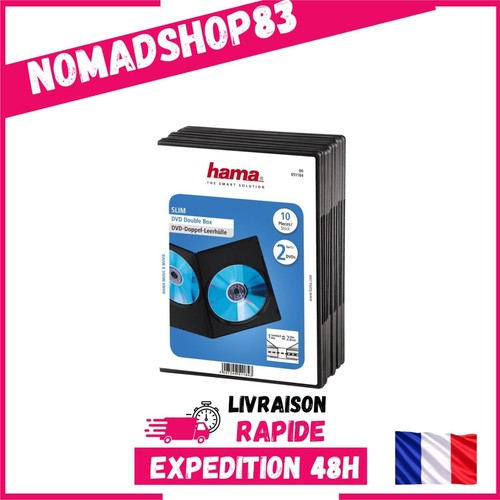 Hama boîtier dvd - boîtier, double