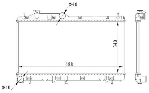 Nrf radiateur refroidissement - nrf, radiateur,