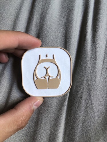 Magnet humoristique imprimé
