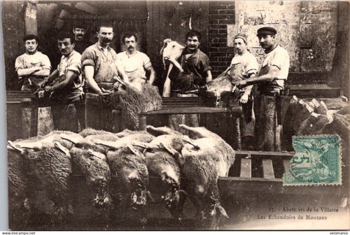 S28451 cpa paris abattoirs - s28451,