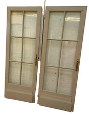 Portes anciennes Portes de passage double face Porte vitrée XX siècle