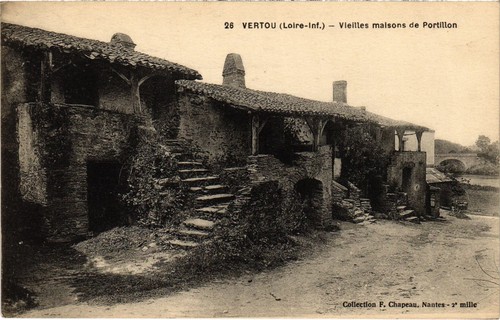 Old postcard vertou - postcard, vieilles