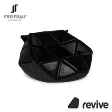 Fauteuil Freifrau Marie En Tissu Noir Et Gris