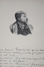 CAMILLE LEMONNIER GRAVURE SUR BOIS MARIANI 1897 PRINT M203