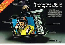 ADVERTISEMENT 1970 PHILIPS 36 CMS Portable TV (2 PAGES)