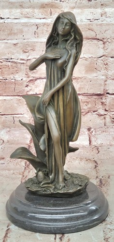 Bronze art déco - ", nymphe