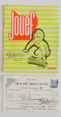 Ancien catalogue trains - trains, jouef