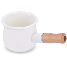 Mini Enamel Milk Skillet 102cm - 550ml - Small Cookware with...
