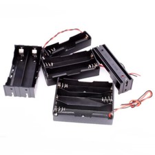 1/2/3/4x 18650 Battery Holder Case Parallel / Series With Wire Battery Box DIY