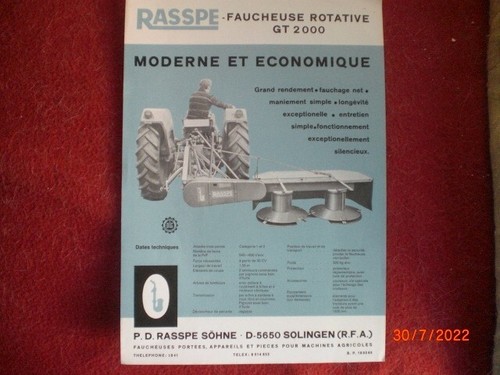 Ancien prospectus publicitaire - ancien,
