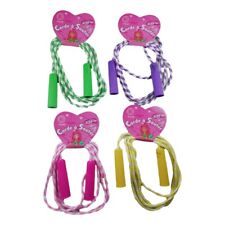 Corde à Sauter 2,10 M Poignées en Plastique pour Jeux d'Enfant Extérieur Gym