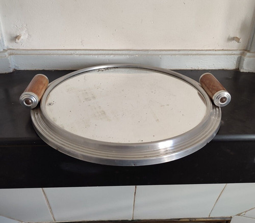 Plateau miroir art - plateau, art-déco