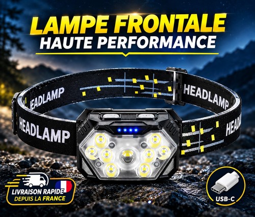 Lampe frontale led 2000 - lampe, 9