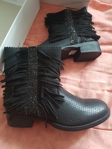 Boots stylées franges - ,