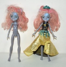 LOT 2 Poupées MONSTER HIGH BOO YORK MOUSCEDES KING MATTEL 2014 incomplet vintage