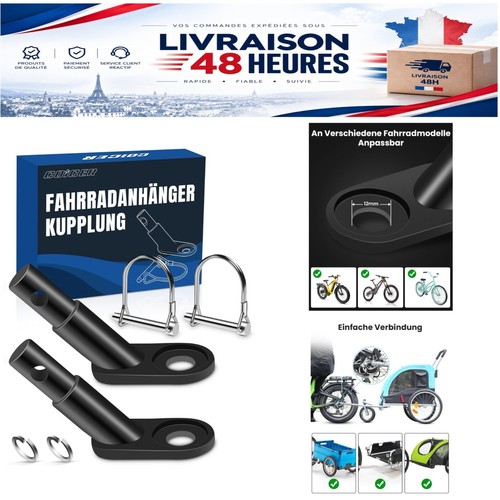 Attache remorque vélo - attache,