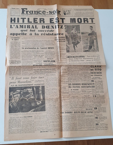 Journal ancien france soir - journal,