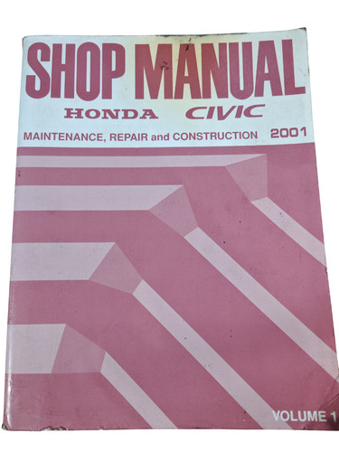 Manuel atelier honda - honda, civic
