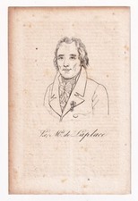 Pierre-Simon Laplace Beaumont-en-Auge Calvados 1821 Mathématiques Astronomie