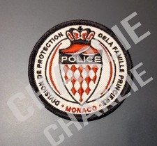POLICE PATCH - MONACO POLICE DIVISION PROTECTION OF THE PRINCE SPECIAL FORCES 