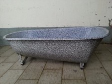 Ancienne baignoire de bébé émaillée années 30 40