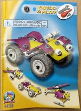 Meccano Build & Play 5105 - 4 Models To Build - Complete with Instructions