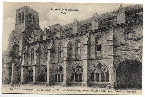 Cpa chaise dieu - ",