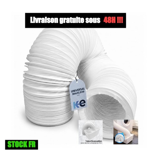 Tuyau évacuation sèche linge - tuyau,