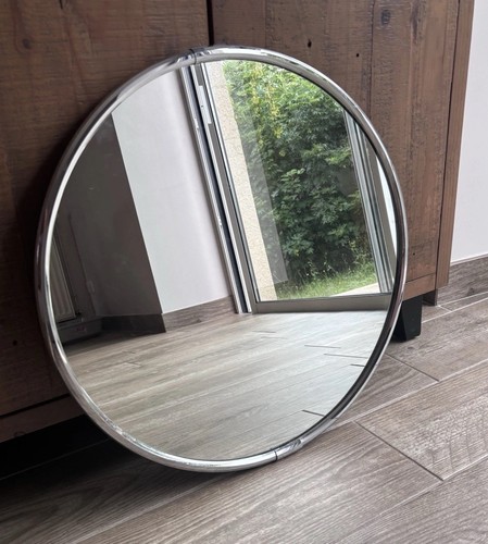 Ancien miroir rond - miroir,