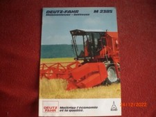FAHR M 2385 COMBINE HARVESTER ADVERTISING BROCHURE