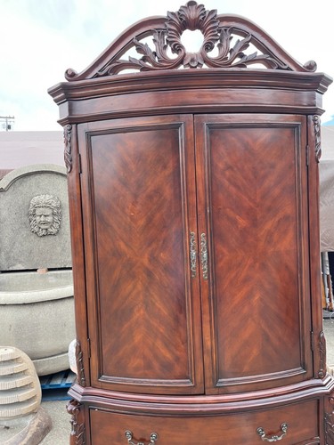 Armoire with carved - with,