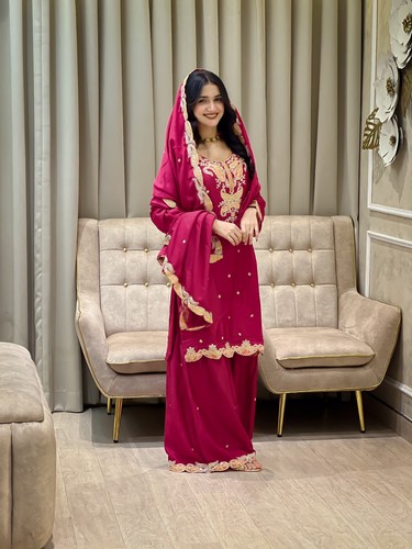Robe soirée chinon rose - en,