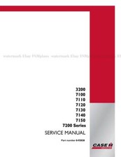 CASE 7100 7110 7120 7130 7140 7150 7200 Tractor Service Manual Priority Mail