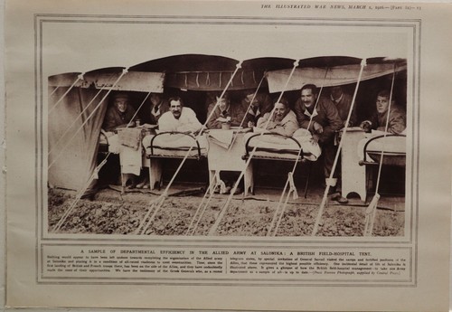 Impression 1916 wwi ww1 - ww1, tente