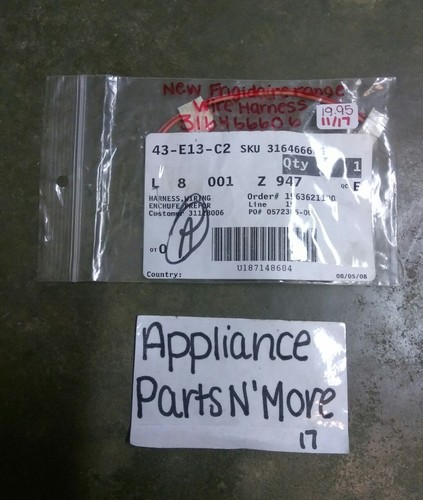 New frigidaire range cooktop - new,