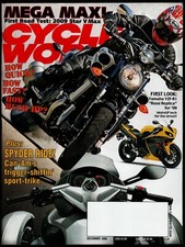 DECEMBER 2008 CYCLE WORLD MAGAZINE, STAR V-MAX, YAMAHA YZF-R1 ROSSI REPLICA