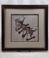 Graciela Rodo Boulanger LES TROTINETTES  framed Litho Art print NY Gallery NICE