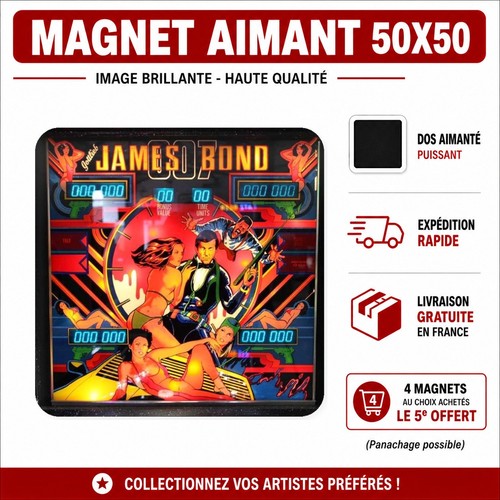 Magnet james bond - magnet, gottlieb