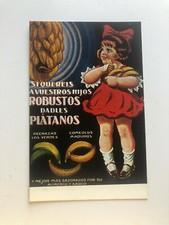 Spanish Banana Advertising Postcard c13