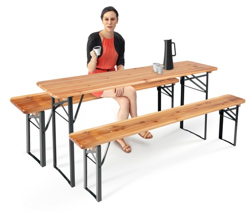 Banc bois pliant - banc, de