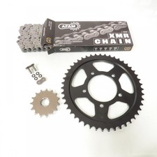 Kit chaîne Afam 15x47 pas 530 110L pour moto Suzuki 600 Bandit 1995 à 1999 Neuf