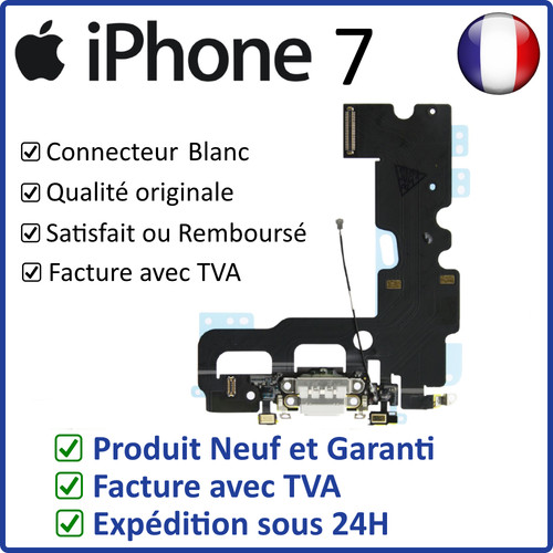 Iphone blanc nappe dock - 7,