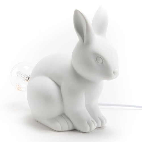 Lampe poser lapin en - lampe, à