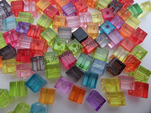 Lot perles acrylique - lot, 30