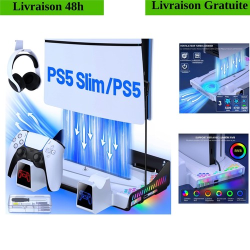 Hellcool support ps5 avec - support,